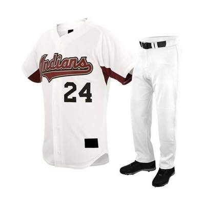 Custom baseball & softball uniform mockup