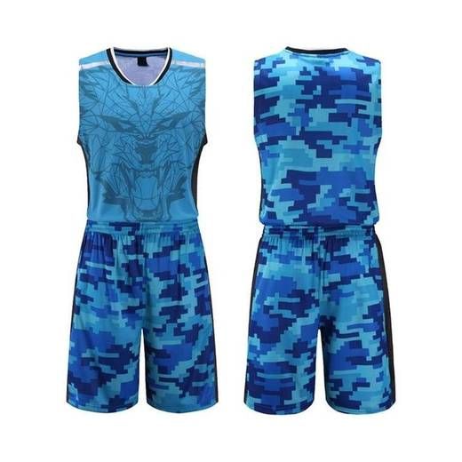 Custom basketball uniforms design mockup