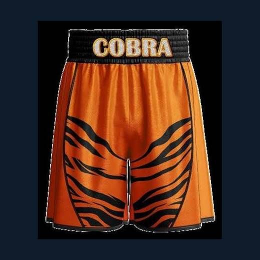 Custom boxing & fight shorts design mockup